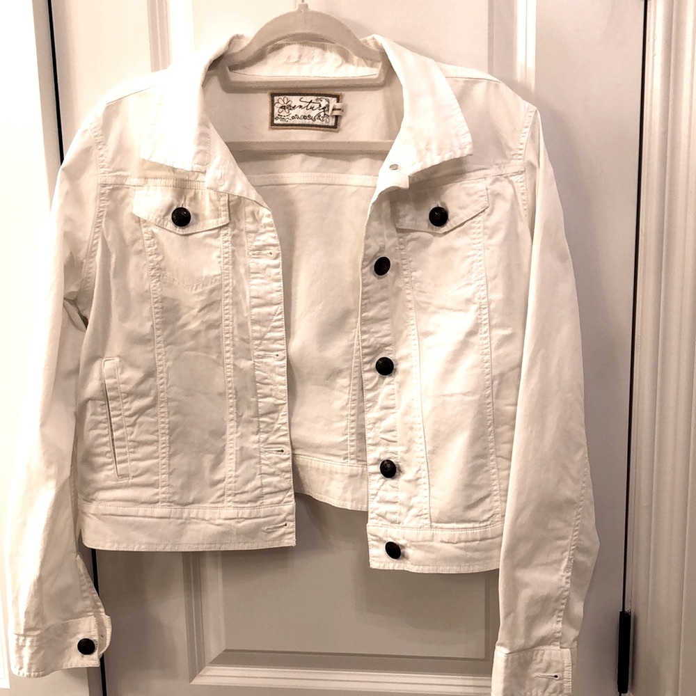 Aventura white organic cotton jacket
